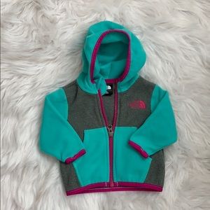 Baby girl North Face fleece
